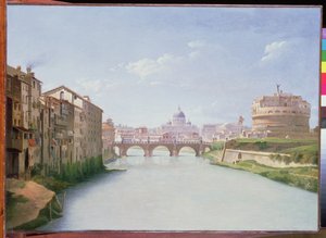 Vista del puente y el castillo de Sant
